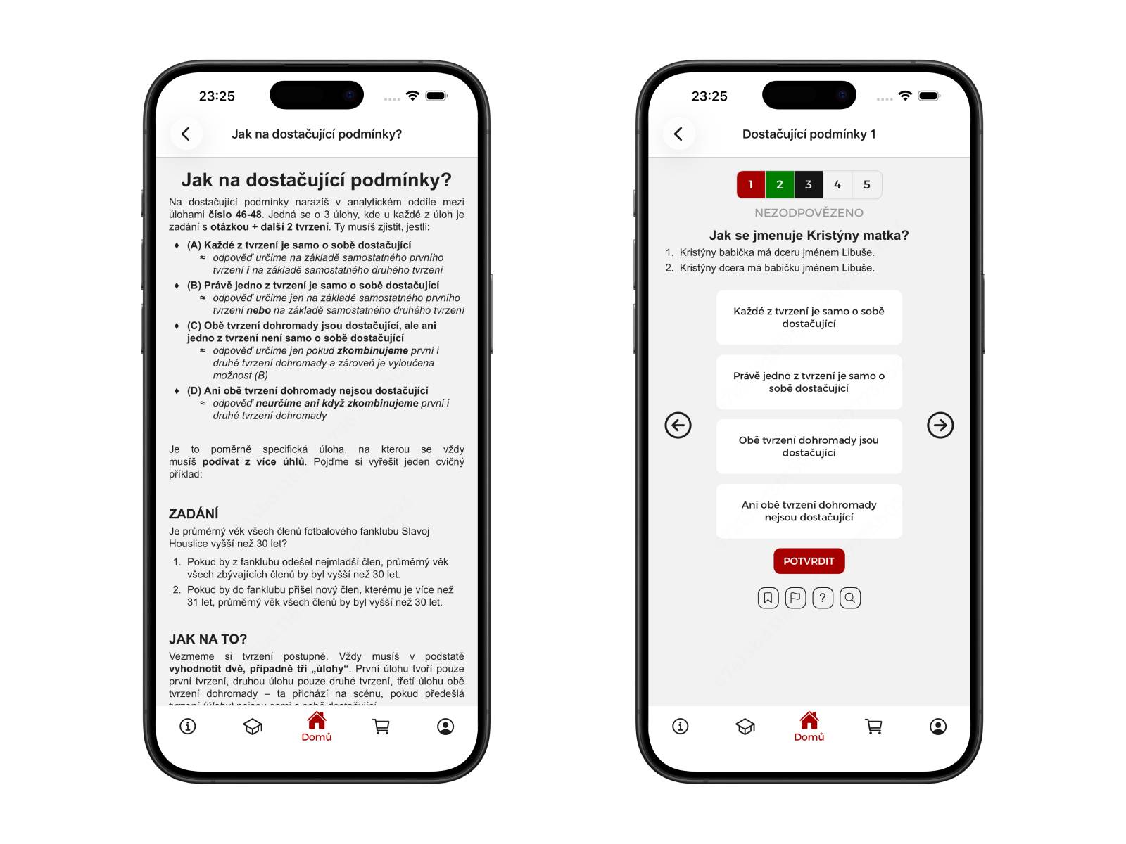 Revio funkce – Příprava na Scio OSP – ukázka